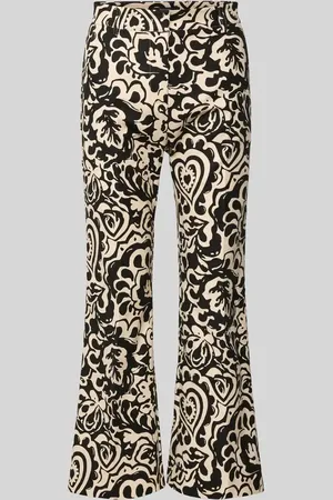 Max Mara Flared Stoffhose mit Bügelfalten Modell 