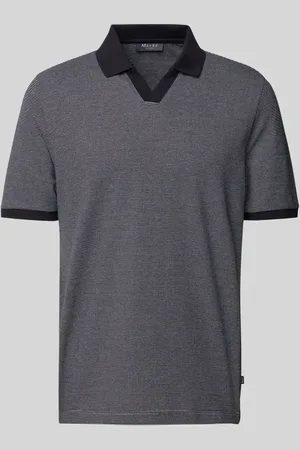 Maerz Poloshirt mit gerippten Abschlüssen in , Größe 48