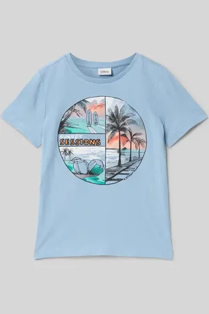 QS by s.Oliver Regular Fit T-Shirt aus reiner Baumwolle in , Größe 104