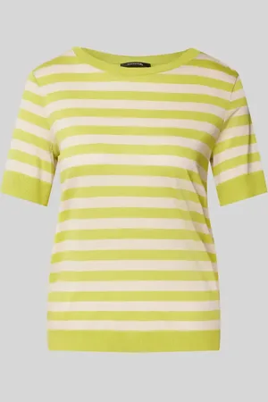 Comma, T-Shirt mit Rundhalsausschnitt in , Größe 34