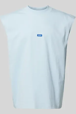 Hugo Blue Tanktop mit Label-Detail Modell 