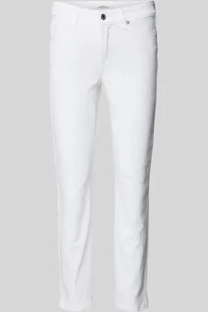 Cambio Slim Fit Jeans mit verkürztem Schnitt Modell 