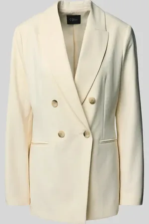 QS by s.Oliver Slim Fit Longblazer mit 2-Knopf-Verschluss in , Größe 36