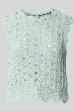 ONLY Regular Fit Stricktop aus Baumwoll-Mix Modell 