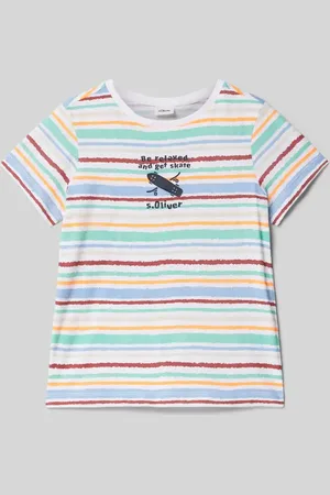 QS by s.Oliver Regular Fit T-Shirt aus reiner Baumwolle in , Größe 116