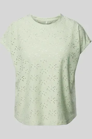 ONLY Regular Fit T-Shirt mit Ausbrenner-Effekt Modell 