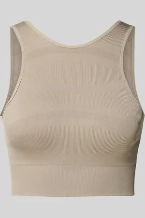 Born Living Yoga Crop Top mit elastischen Einsätzen Modell 