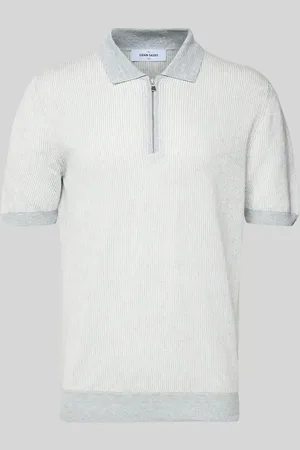 Gran Sasso Regular Fit Poloshirt mit Reißverschluss in , Größe 48