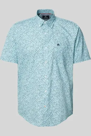 Lerros Regular Fit Freizeithemd mit Label-Stitching in , Größe L