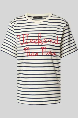 Max Mara T-Shirt mit Label-Stitching Modell 