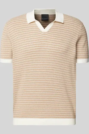 Bugatti Regular Fit Poloshirt mit Label-Detail in , Größe L