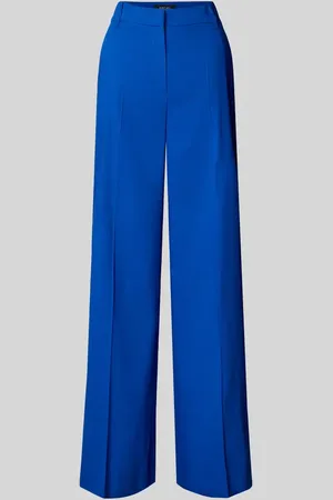 Marc Cain Wide Fit High Waist Stoffhose mit Bügelfalten in , Größe 38