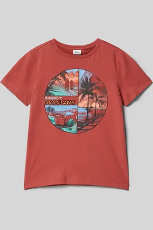 QS by s.Oliver Regular Fit T-Shirt aus reiner Baumwolle in , Größe 116