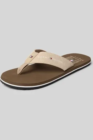 Tommy Hilfiger Flip Flops mit Denim-Riemchen in , Größe 41
