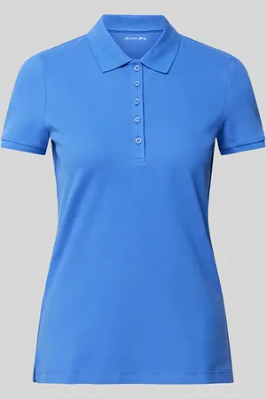 Christian Berg Poloshirt mit kurzer Knopfleiste in , Größe L