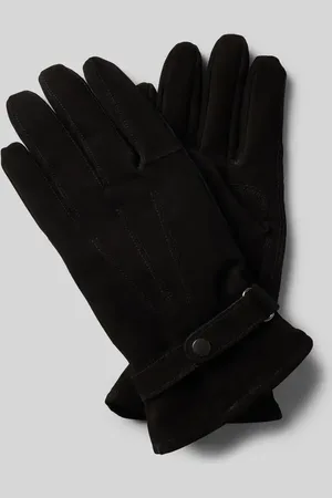 Barbour Lederhandschuhe mit Ziernähten in , Größe XL