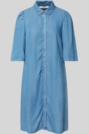 mbyM Knielanges Kleid in Denim-Optik Modell 