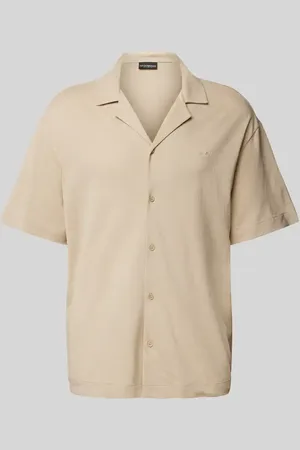 Emporio Armani Freizeithemd mit Label-Stitching in , Größe L