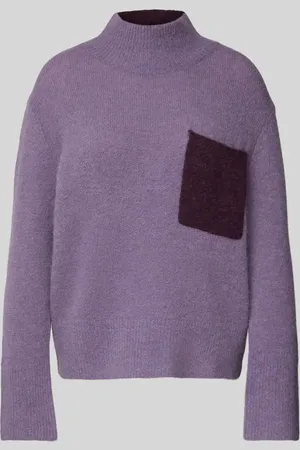 Luisa Cerano Strickpullover mit Brusttasche in , Größe 34