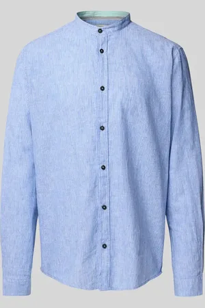 TOM TAILOR Regular Fit Freizeithemd aus Leinen-Baumwoll-Mix in , Größe L