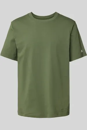 Champion T-Shirt mit Label-Stitching in , Größe L