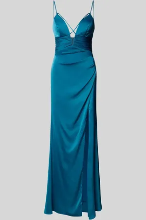 Luxuar Abendkleid mit seitlicher Raffung in , Größe 32