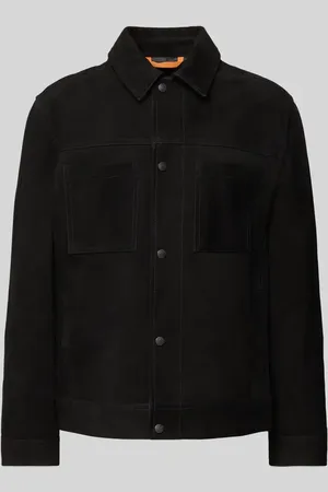HUGO BOSS Jacke in Leder-Optik Modell 