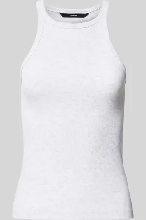 VERO MODA Regular Fit Tank Top aus Baumwoll-Mix Modell 