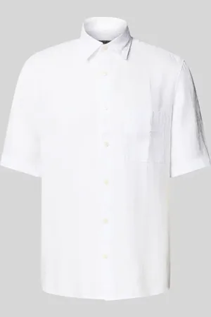 Marc O’ Polo Regular Fit Freizeithemd aus reinem Leinen in , Größe L