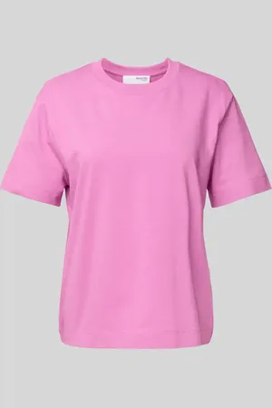 SELECTED T-Shirt aus reiner Bio-Baumwolle mit Rundhalsausschnitt in , Größe L