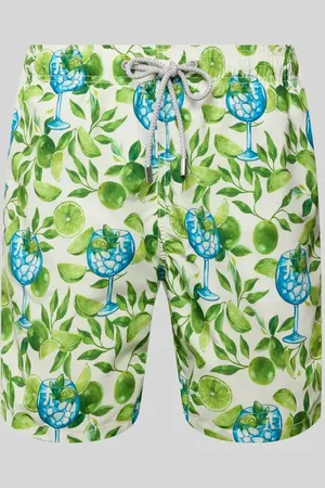 MC2 SAINT BARTH Relaxed Fit Badeshorts mit Eingrifftaschen Modell 