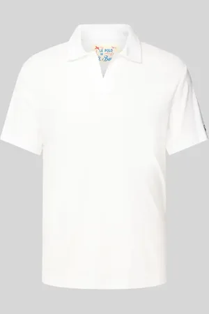 MC2 SAINT BARTH Slim Fit Poloshirt mit V-Ausschnitt Modell 