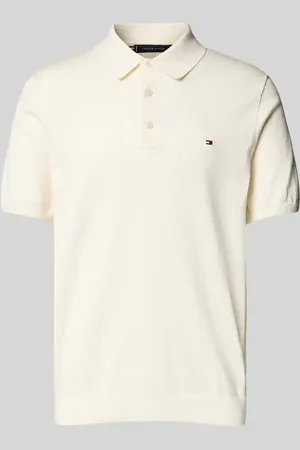 Tommy Hilfiger Regular Fit Poloshirt mit Logo-Stitching in , Größe L