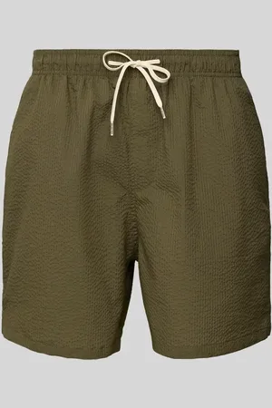 SELECTED Relaxed Fit Badeshorts mit Strukturmuster Modell 