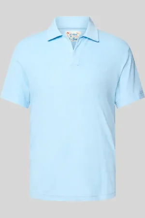 MC2 SAINT BARTH Slim Fit Poloshirt mit V-Ausschnitt Modell 