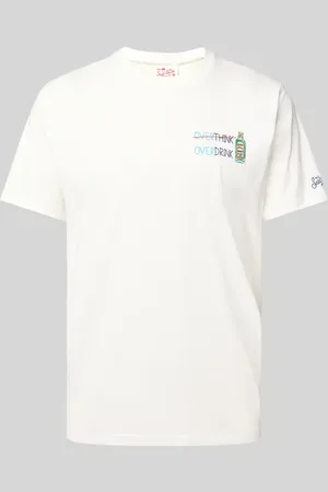 MC2 SAINT BARTH T-Shirt mit Motiv- und Statement-Stitching Modell 