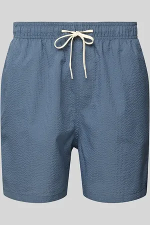 SELECTED Relaxed Fit Badeshorts mit Strukturmuster Modell 