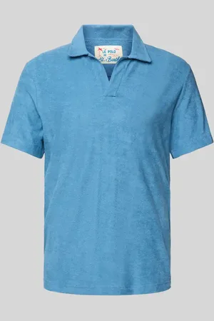 MC2 SAINT BARTH Slim Fit Poloshirt mit V-Ausschnitt Modell 