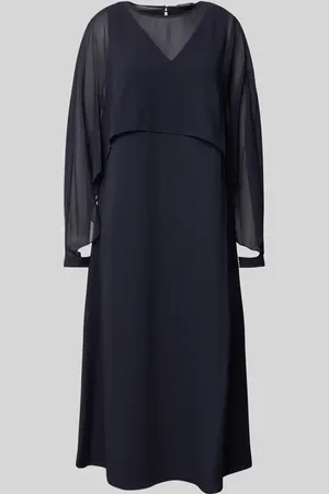 Comma, Midikleid in Layering-Optik in , Größe 34