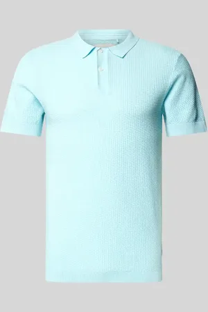 Blend Regular Fit Poloshirt mit gerippten Abschlüssen Modell 