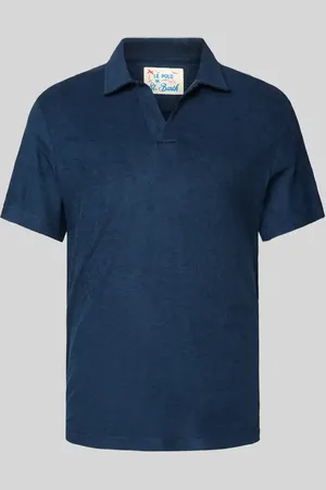 MC2 SAINT BARTH Slim Fit Poloshirt mit V-Ausschnitt Modell 