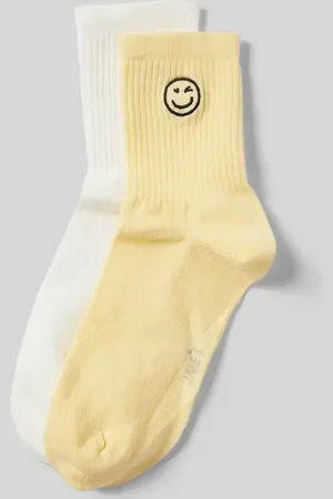 Jake*s Socken mit Label-Stitching im 2er-Pack in , Größe 39-42
