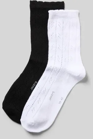 Jake*s Socken mit geripptem Abschluss im 2er-Pack in , Größe 35-38