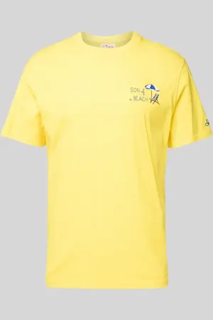 MC2 SAINT BARTH T-Shirt mit Statement- und Motiv-Stitching Modell 