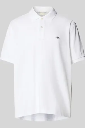 GANT Regular Fit Poloshirt mit Label-Stitching in , Größe 4XL