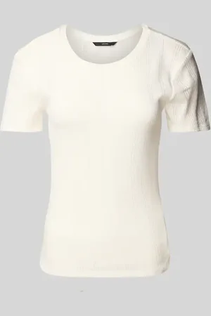 VERO MODA Slim Fit T-Shirt aus reiner Baumwolle Modell 