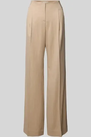 More Wide Leg Stoffhose mit Bügelfalten in , Größe 34