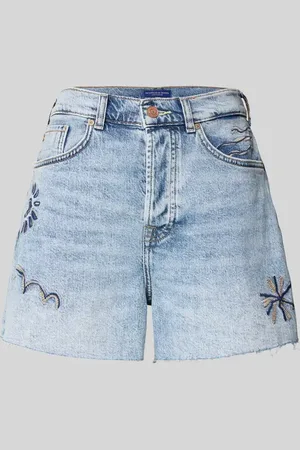 Scotch&Soda Regular Fit Jeansshorts mit Motiv-Stitching in , Größe 28