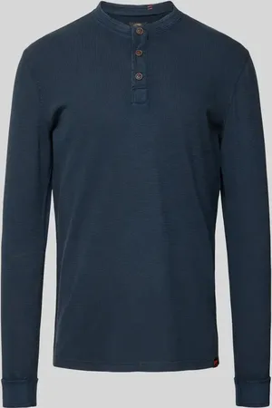 Superdry Longsleeve mit Serafino-Ausschnitt Modell 