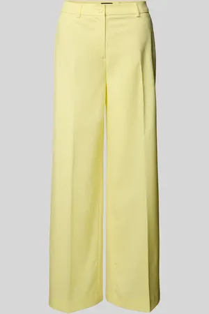 More & More Wide Leg Stoffhose mit Bügelfalten in , Größe 34